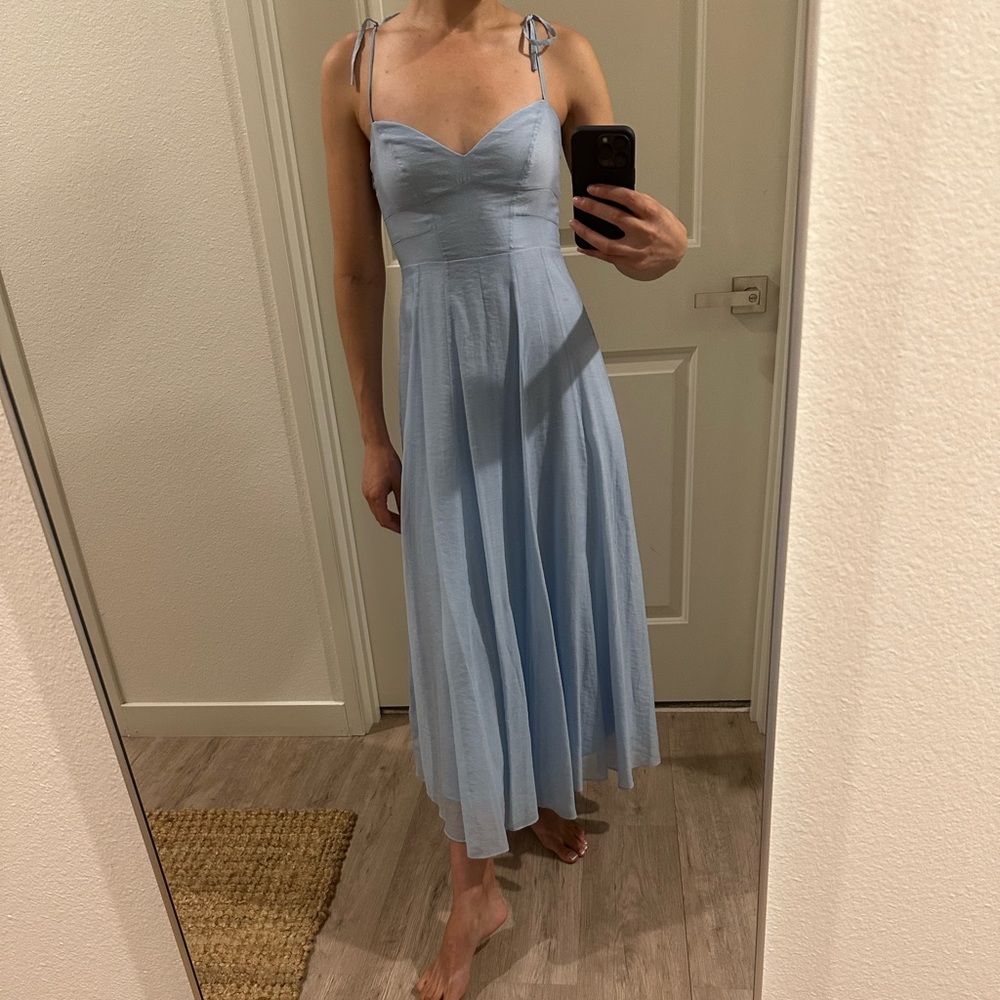 Gianni Bini Light Blue Midi Dress